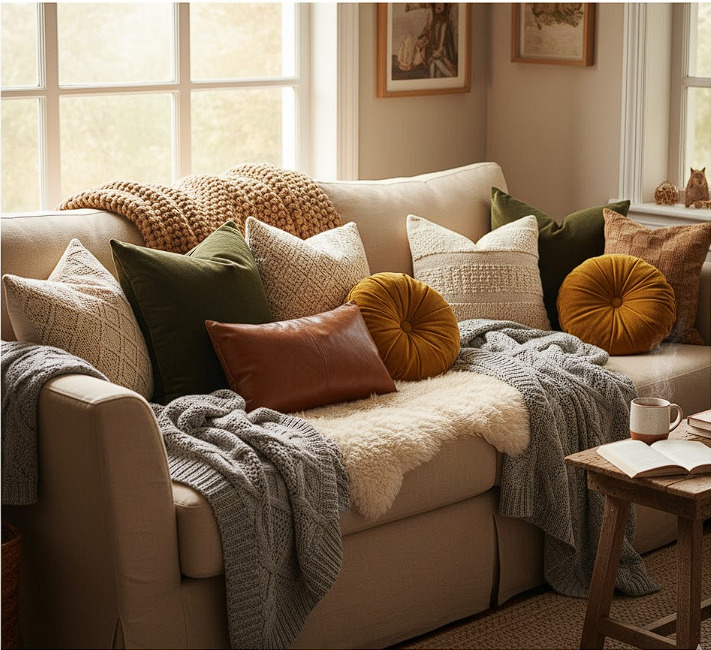 Beautiful and Cozy Sofa