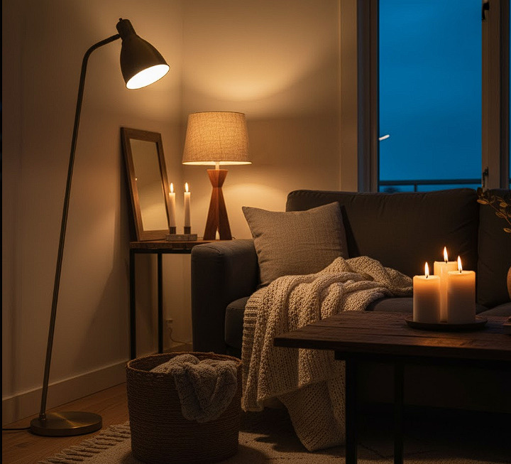 A corner in the living room