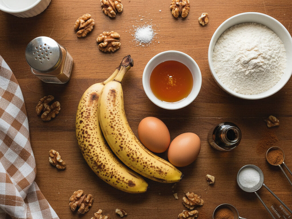 counter with ingredients